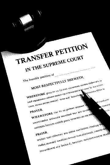 best advocate for the transfer petition in the Supreme Court